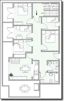 drawing of apartment